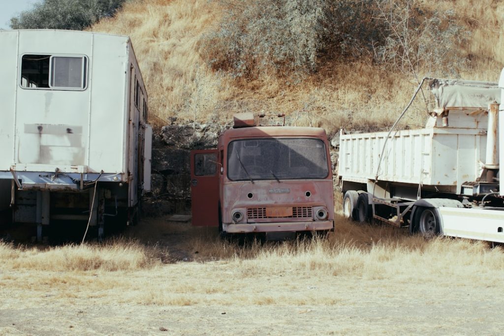 Photo double wide trailer